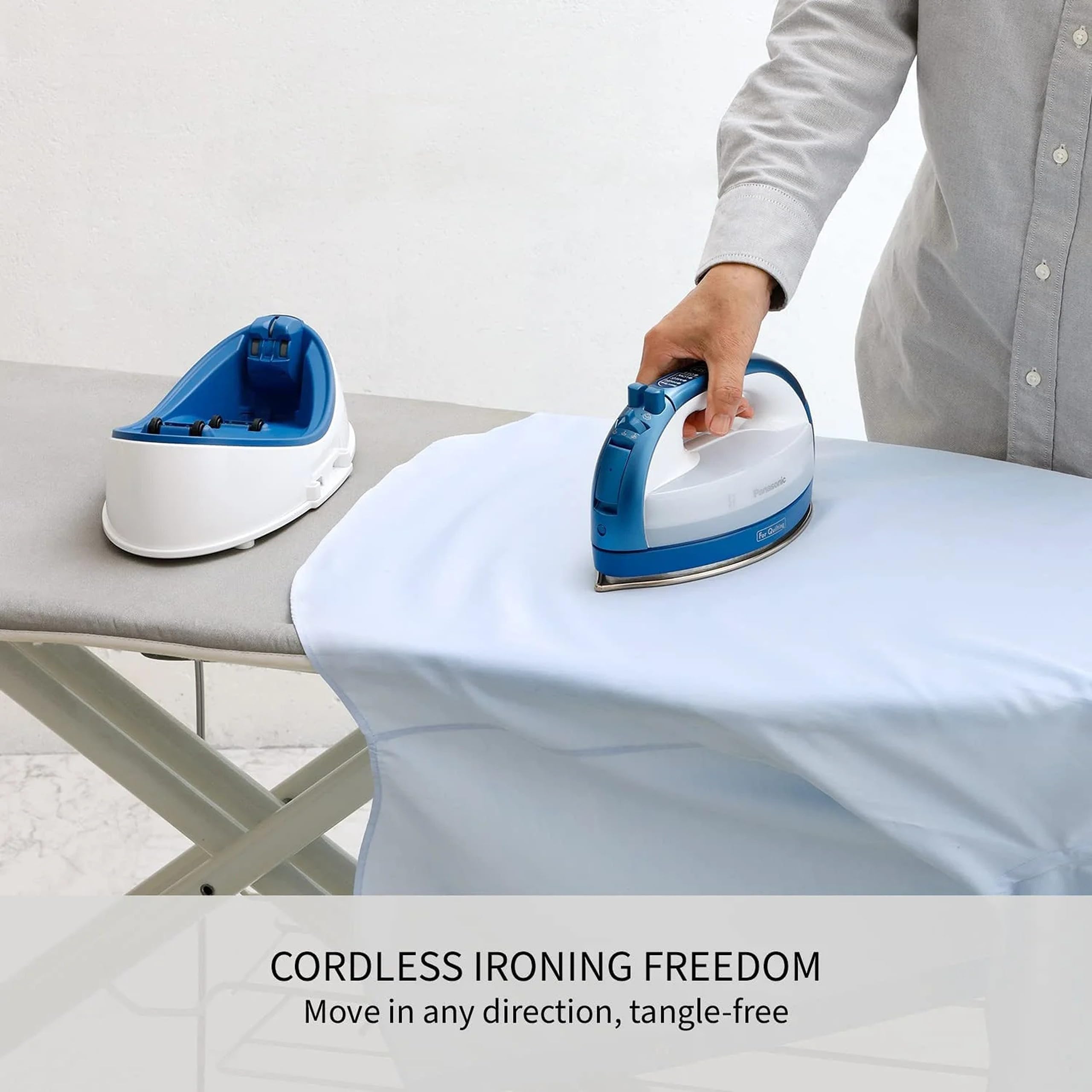 Amazon.com: Panasonic Cordless Iron, Portable 360-Degree Freestyle